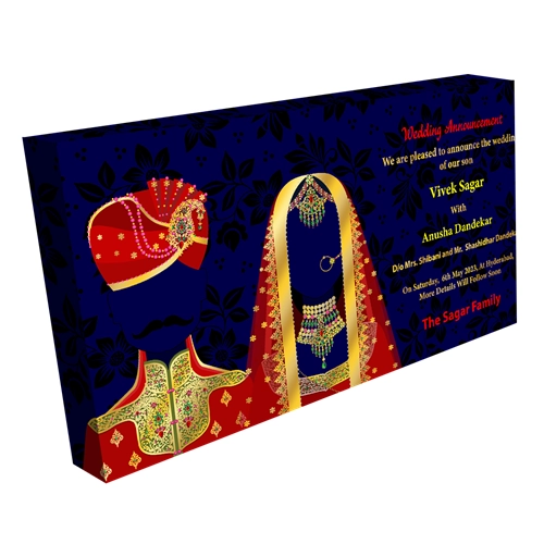 6 Large Compartments Premium Gold Sweet Box | 18 Sweets